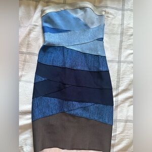 Herve Leger short bandage dress